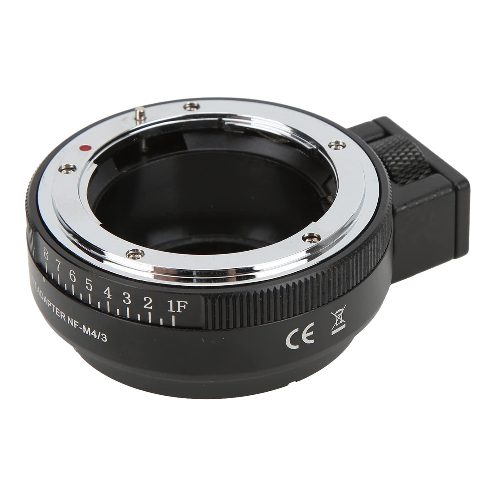 NF M4/3 Objektiv-Mount-Adapter mit Blenden-Einstellrad für AI-Mount-Objektiv an M4/3-Mount-Kamera