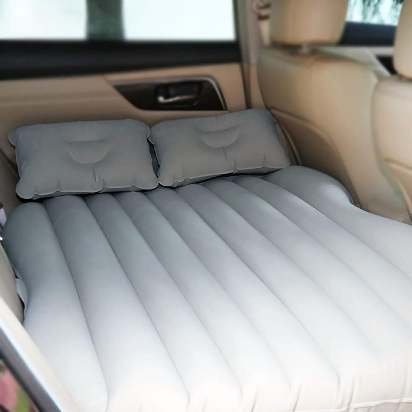 Colchón Coche, para Nissan Qashqai J12 2021-2025 Portátil Colchón Hinchable Coche Plegable con Bomba Aire Eléctrica para Coche fácil de almacenar Solución,B