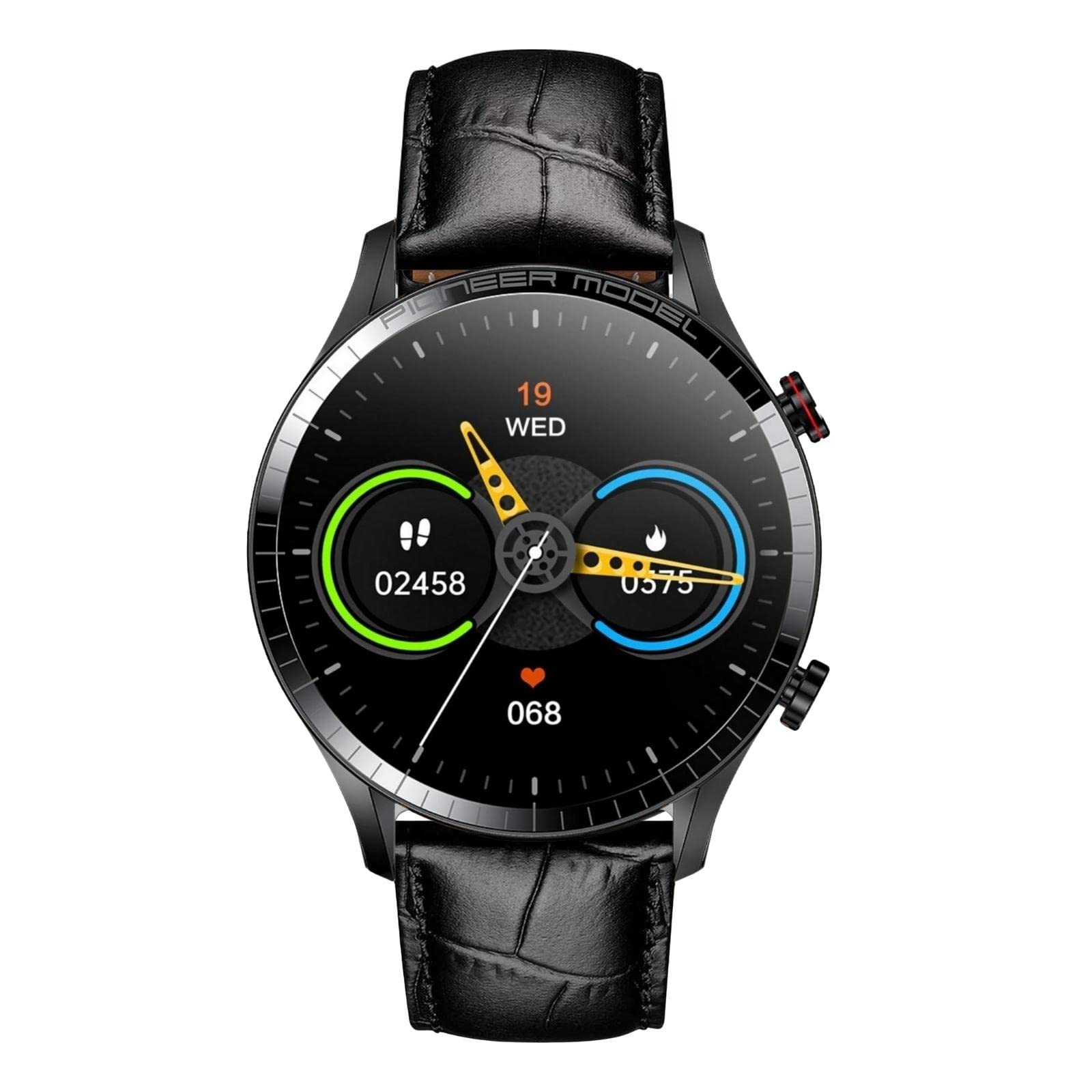 Inteligentny zegarek Answer Make Call, 3.8 cm AMOLED Smartwatch do telefonów z systemem Android i iOS z połączeniami/wybieraniem Bluetooth, śledzeniem aktywności fitness, monitorowaniem snu