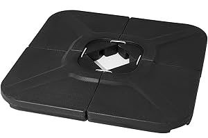 4-Piece Heavy-Duty Cantilever Umbrella Base