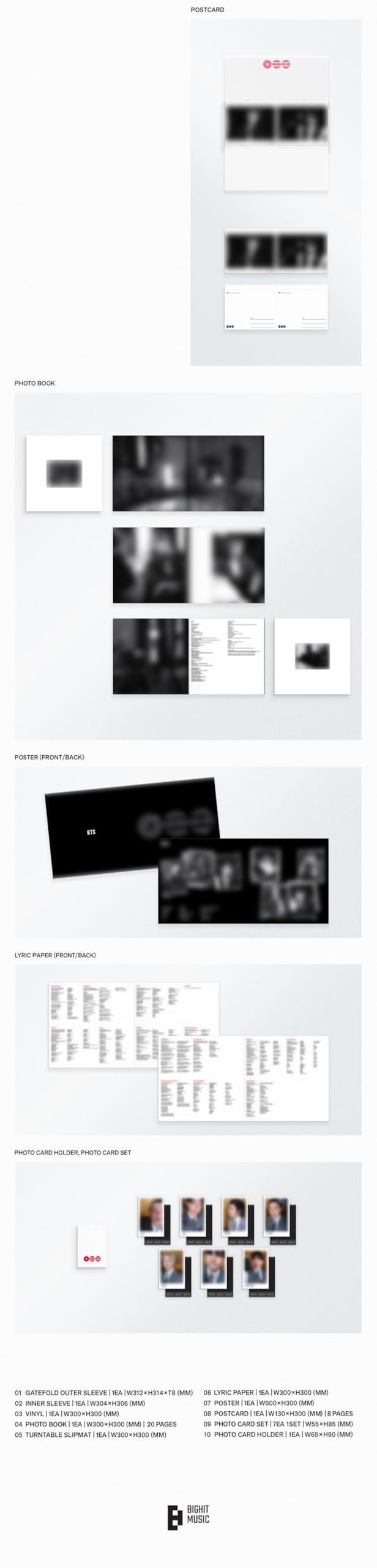 B.T.S ARIRANG [Deluxe Vinyl Ver.] The 5th Album (B&W Ver