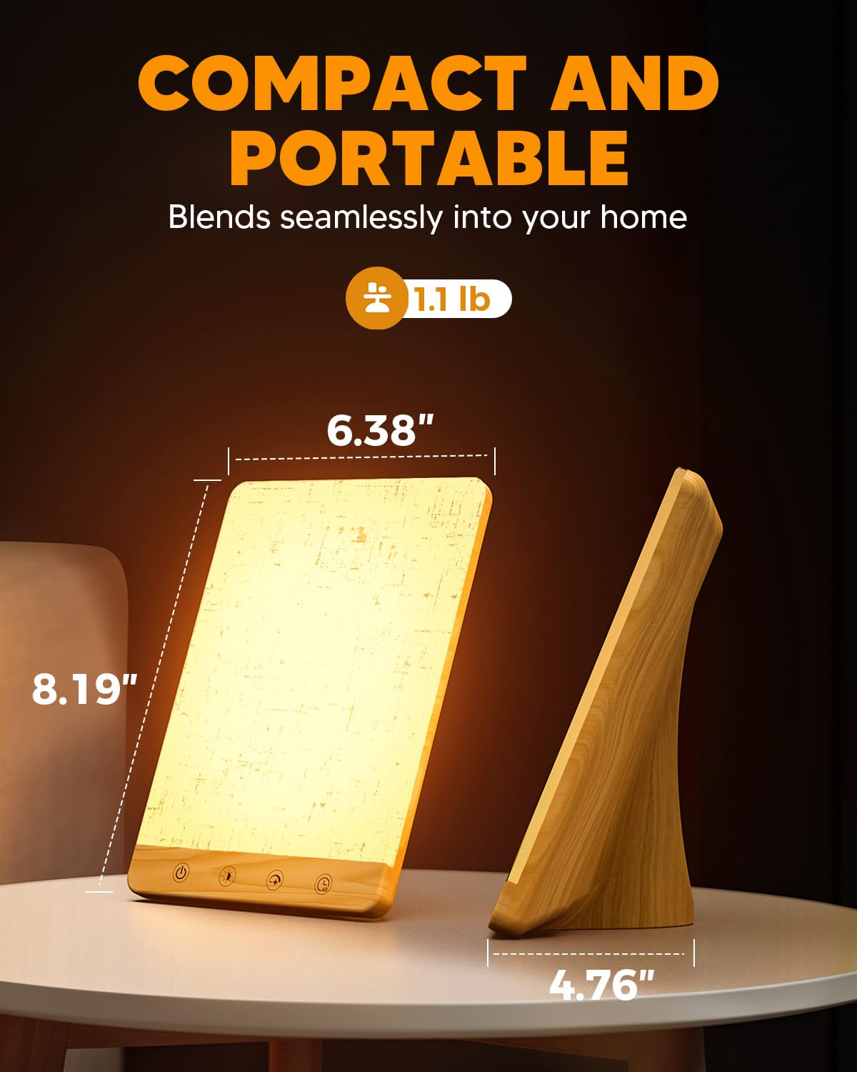 Light Therapy Lamp - 10000 Lux Sun Lamp -5 Light Therapy Lamp - 10000 Lux Sun Lamp -5