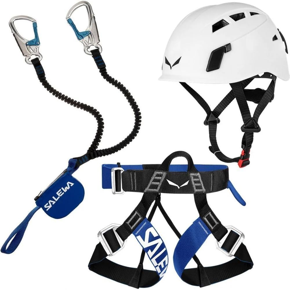 Salewa Via Ferrata Set Premium Attac Belt Ferrata Lite Casque Toxo