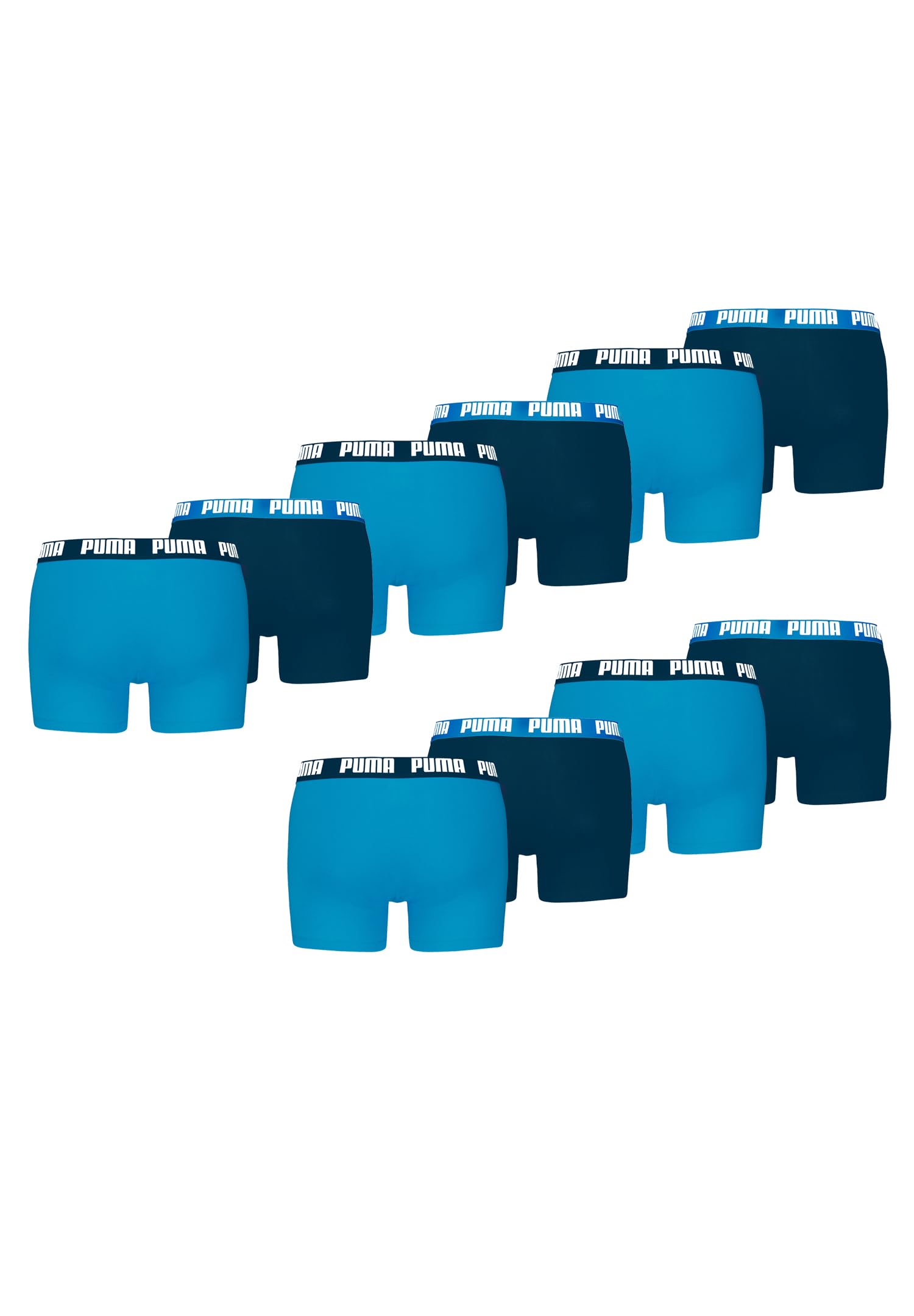 Puma Boxer Boxershorts Men Herren Everyday Unterhose Unterwäsche 8er Pack, Farbe:Speed Blue, Bekleidungsgröße:M