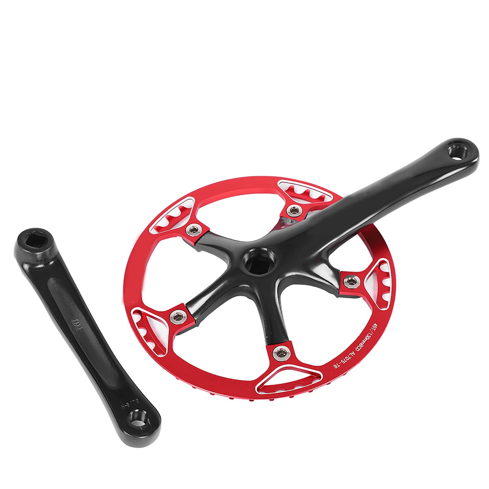 Generic Mechanizm Korbowy Rowerowy Meijun 170mm Lekki Zestaw kół łańcuchowych ze Stopu Aluminium 45T 47T do Rowerów Szosowych i Rowerów Składanych