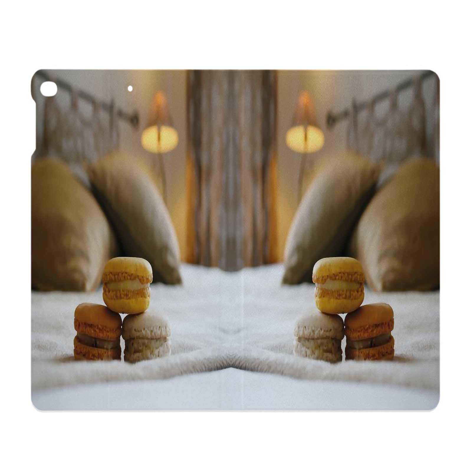 Case for ipad 10th Generation 10.9 Inch 2022 with Pencil Holder-Premium Folio Stand Case with Soft TPU Back Cover for iPad 10th Gen 2022 Hotel Kl BER Strasbourg Macaroon Lamp Room Bed Cushions 723893