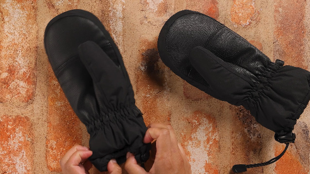 Ziener Lettero AS MITTEN handschoen junior skihandschoenen/wintersport | waterdicht, ademend, zwart (zwart/grafiet), 6