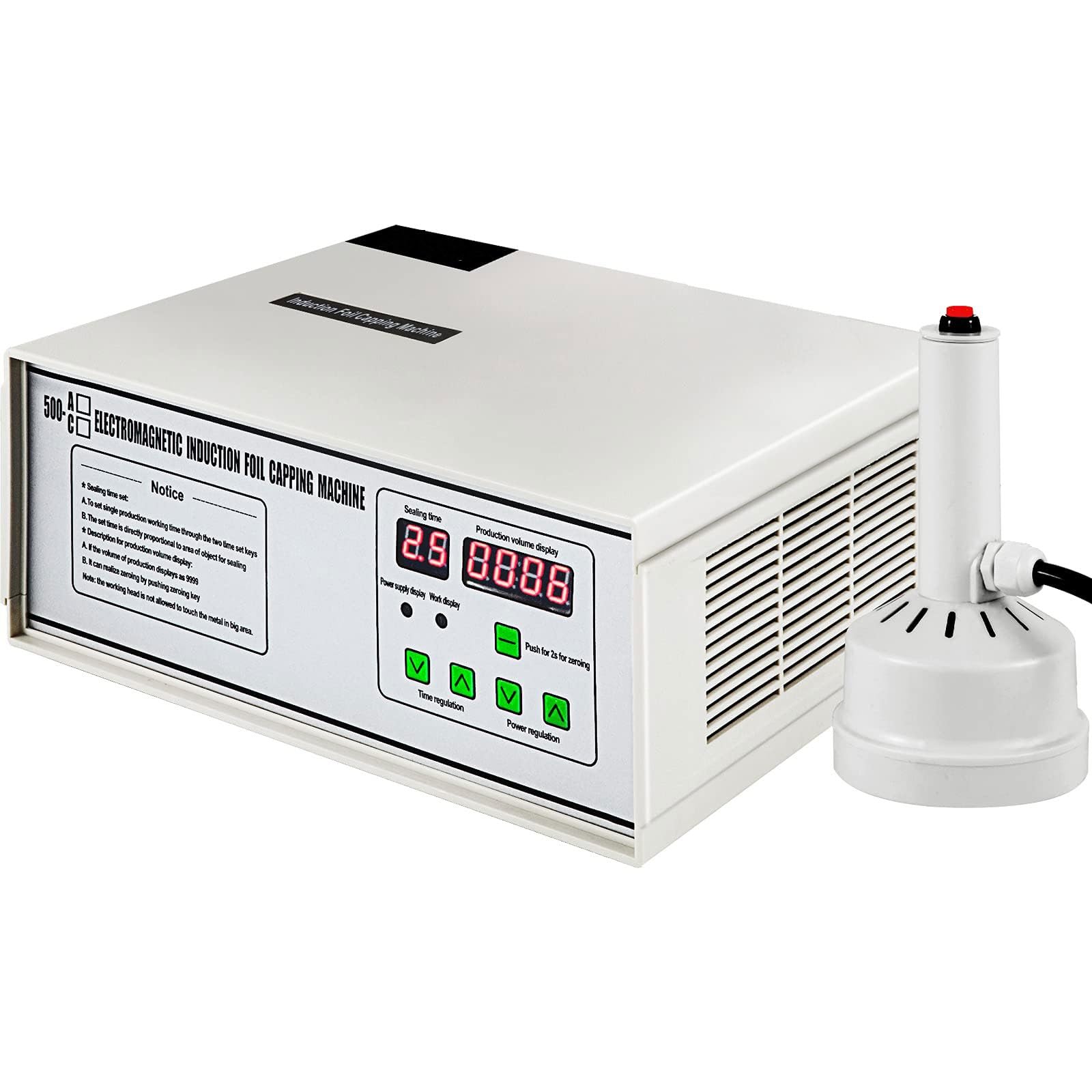 Machine de scellage électromagnétique portable pour operculage de précision 20-85mm