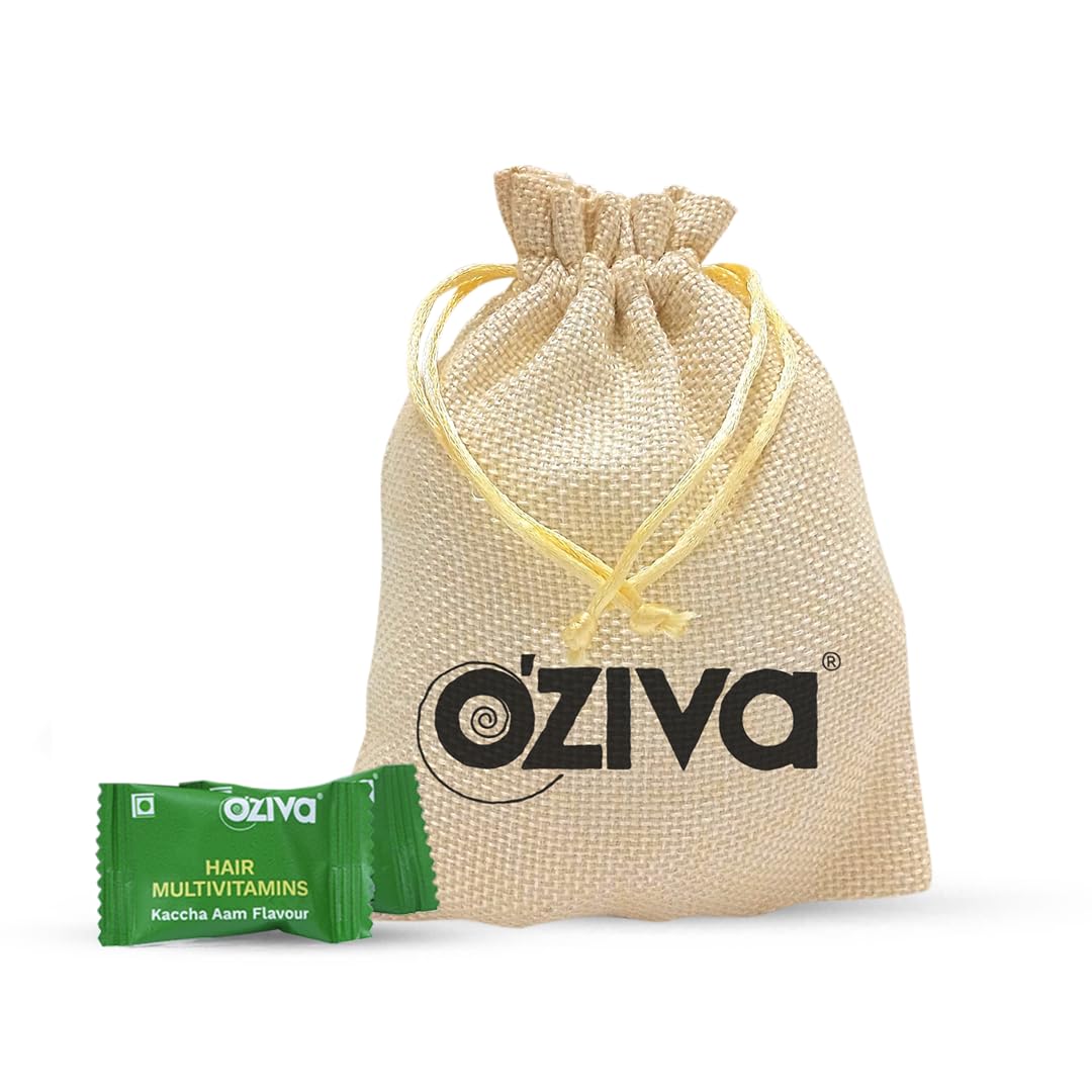 OZiva Biotin Hair Multivitamins Gummies for Stronger, Fuller, Shinier Hair | Hair Gummies with Keratin Builder, Iron & Vitamins B9, B6 & D | Raw Mango Flavour | No Added Sugar (B0D87PRGH7) Amazon Price History, Amazon Price Tracker