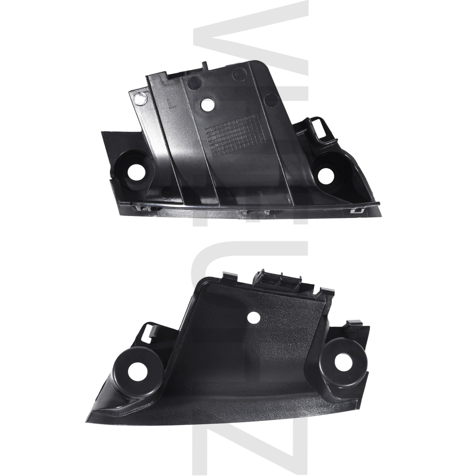 Maniglia della porta grigia e copertura interna della maniglia dell'auto nera compatibile con Peugeot 107 Toyota Aygo Citroen C1 Base del bracciolo della porta