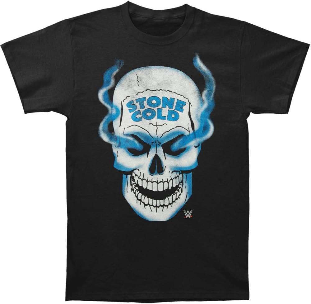 WWE Men's Stone Cold Steve Austin Skull 3 16 Inch Front&Back