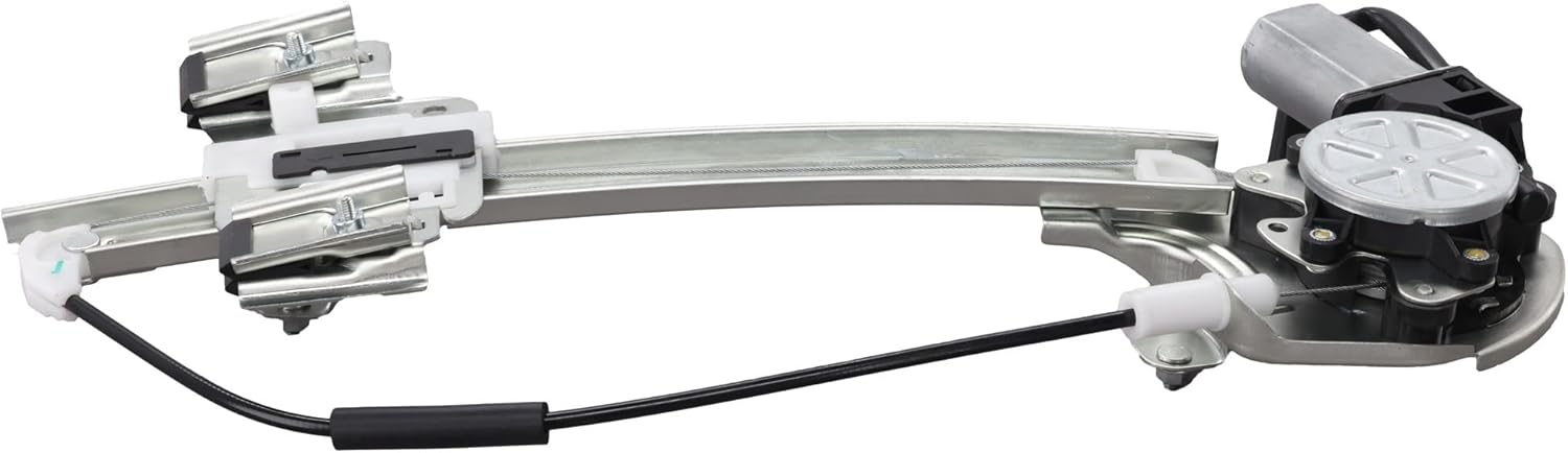 JC Whitney Window Regulator Compatible with 2000-2005 Buick Lesabre with Motor Rear, Passenger Side GM1551106 JB491705