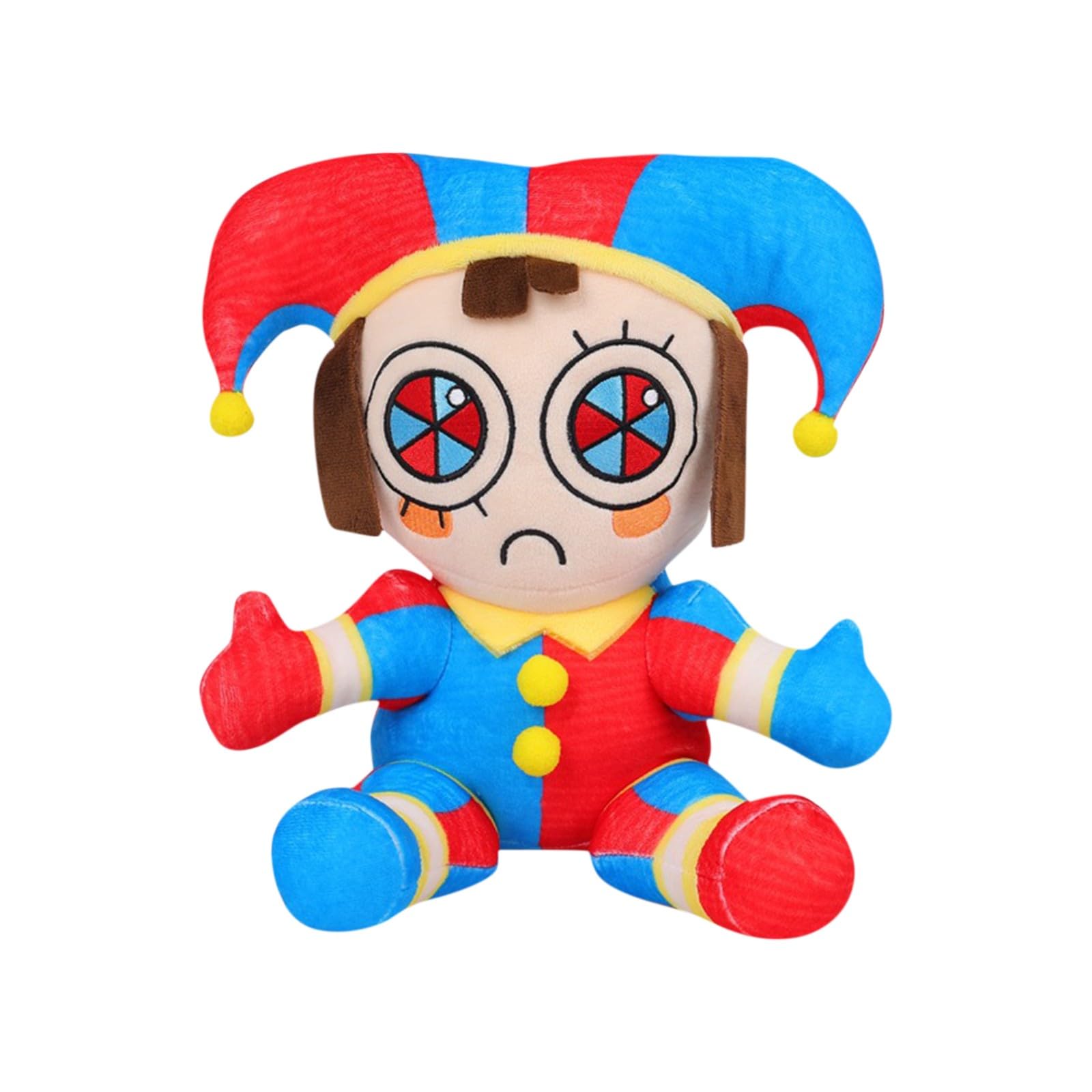 Amazing Circus Pomni Plush Circus Plushies Cartoon Character Soft Plushies Pillow Stuffed Animal Figure for Fans
