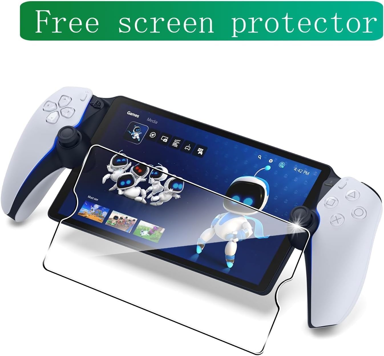 FDHYFGDY Funda para Sony PS5 PlayStation Portal/PS Portal Funda Protectora,Funda Protectora de TPU Antideslizante y a Prueba de Golpes