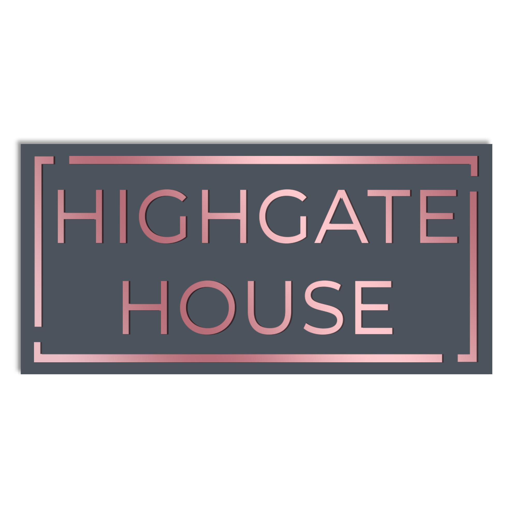 Personalised House Sign – Custom 3D Door Number and Street Name Plaque, Laser Cut Address Sign, Weatherproof Modern Front Door House Number Plate