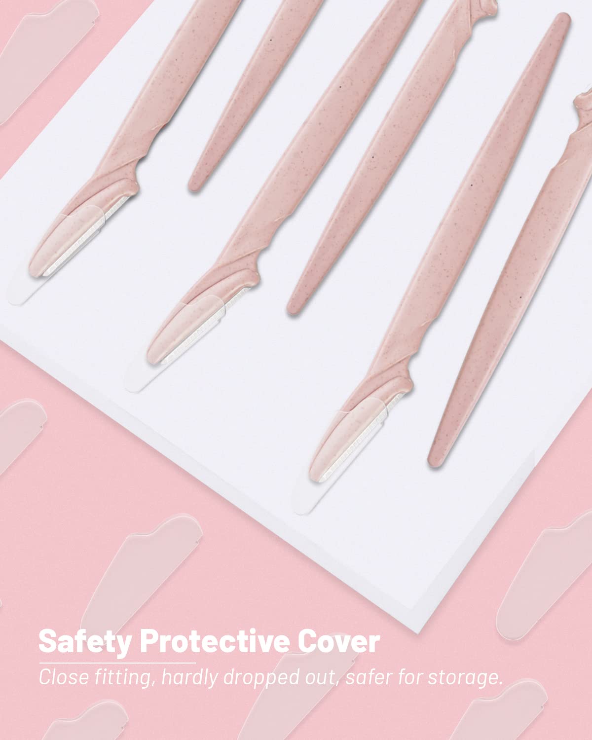 MoHern Dermaplaning Tool for Face, 30 Pcs Dermaplane Razor for Face, Multipurpose Face Razors for Women and Men, Pink: 30 Count (Pack of 1) Pink