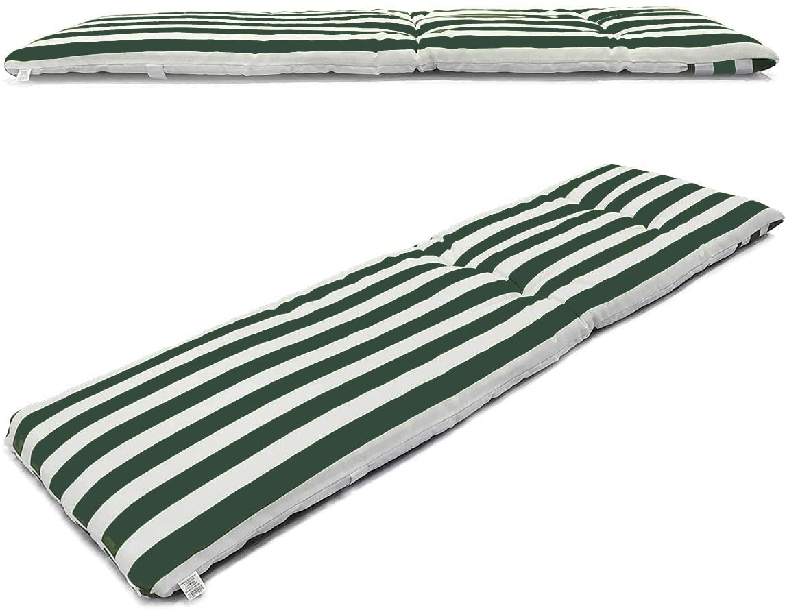 VIGIVISION Cojín Colchón para Tumbona o Mueble para Jardín 180X55X8CM (Verde Liso) — view 7