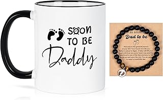 YHRJWN New Dad Gifts, Christmas Gifts for New Daddy, Father to Be Gift, Expectant Dad Gift, Soon to Be Daddy Set