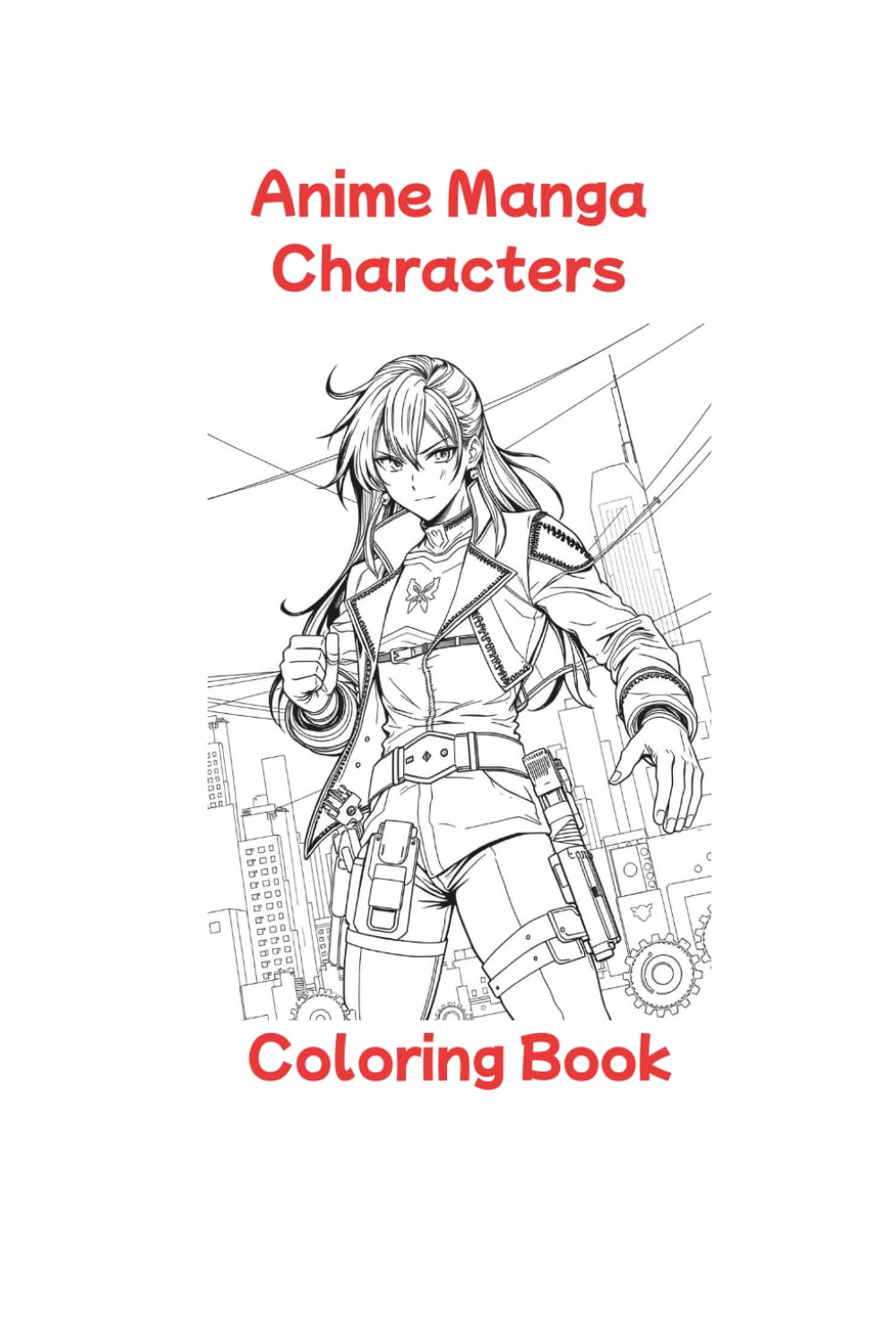 Anime Manga Characters Coloring Book