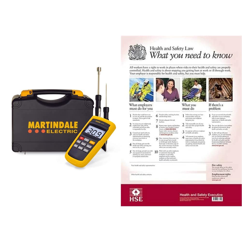 Buy Martindale THERMOKITLGN Legionella Testing Thermometry Kit, Yellow