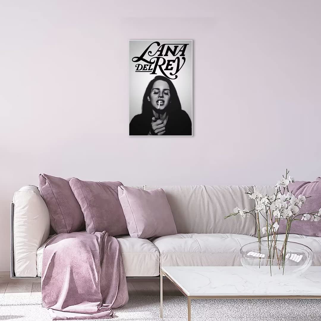 Amazon.co.jp: taurox Lana Del Rey 装飾絵画 キャンバスポスター