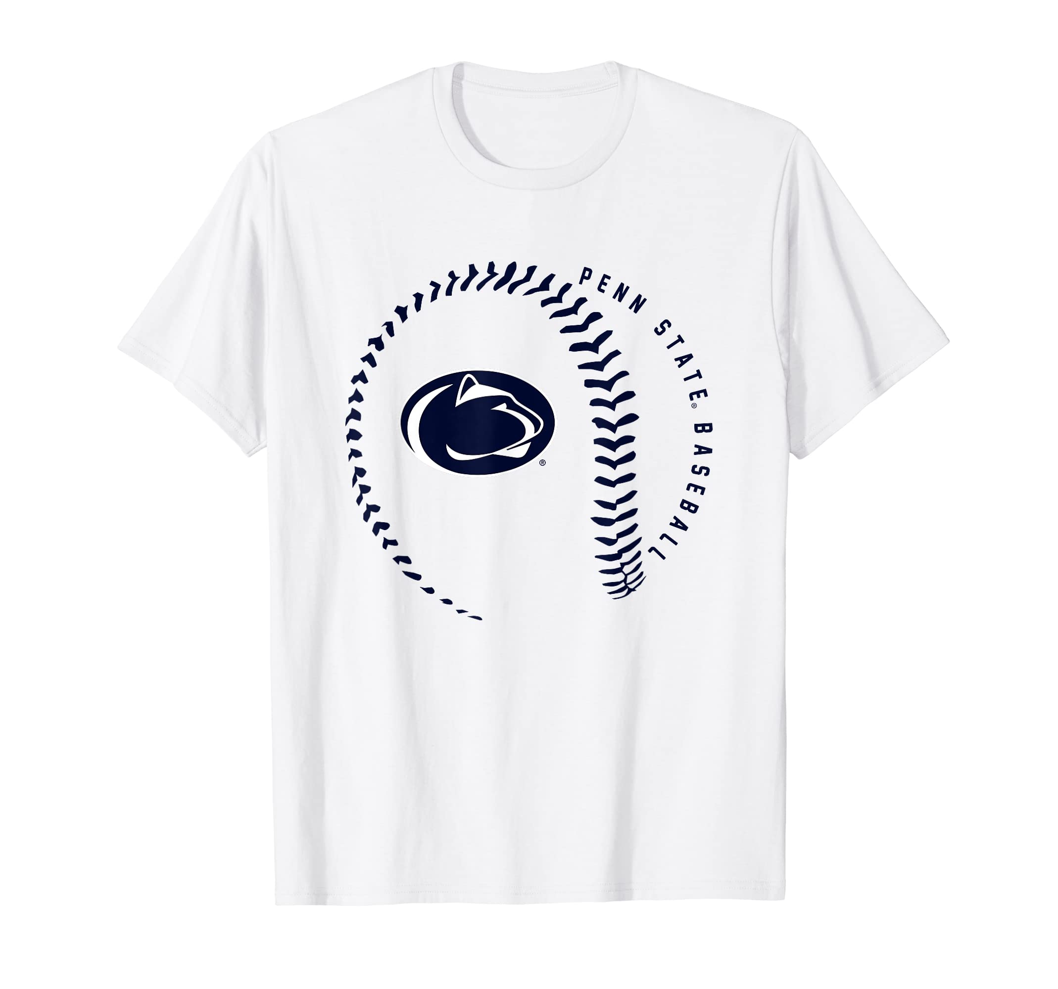 Penn State Nittany Lions Baseball Fastball White T-Shirt