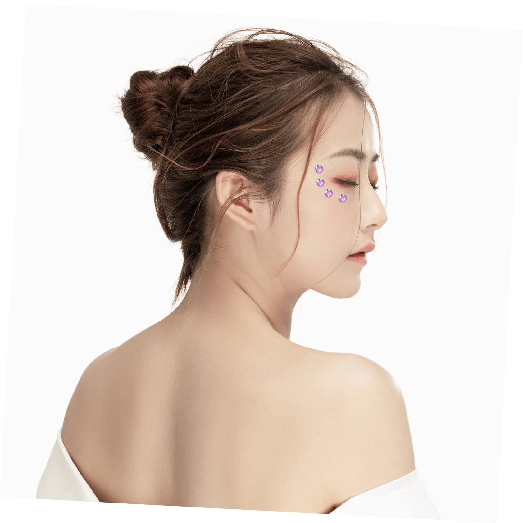 Healvian 30fogli Adesivi Per Viso Acrilico Lucido Stickers Gioielli Per Viso e Corpo Decorazioni Per Festival e Trucco Impermeabili e Sicuri Per La Varianti Di Gemme e Perle