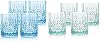 BELLAFORTE Myrtle Beach Drinking Glasses, Unbreakable Tall Tumbler Teal Blue