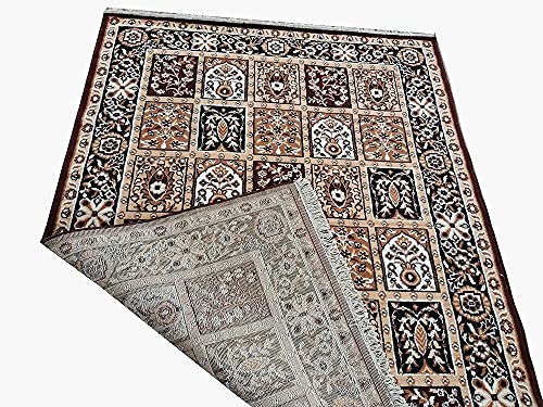 Image of Soft Washable Beautiful Acrylic Rugs for Home Decor Living Room 5x7 feet (150 x 200 CM) Brown