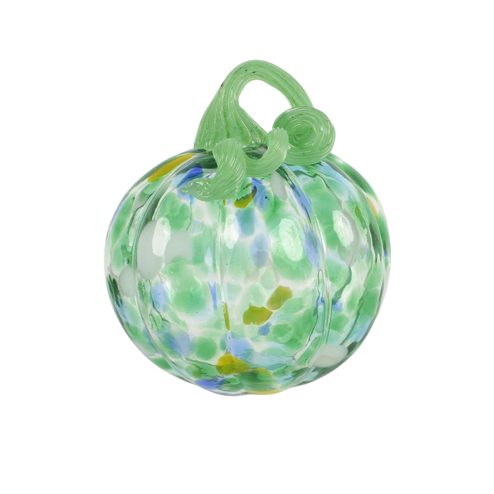 Limtula D Halloween Glass Pumpkin Pendant For Fall Harvest Ecor Han Blown Pumpkin Ornament For Mantel Shelf An Entryway Indoor Isplay Han Blown Glass Pendant Ecor Fall Ornament Halloween Autumn Harvest