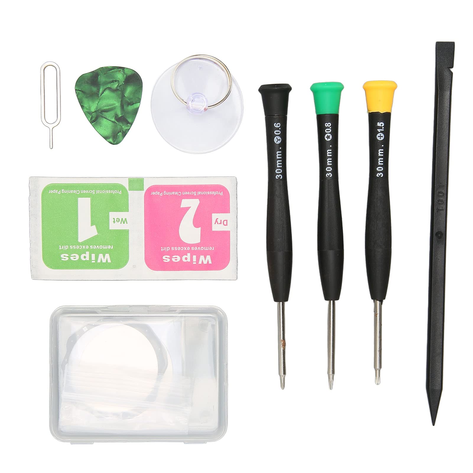 Kit de repuesto de lente de cristal frontal de reloj, resistente al desgaste, revestimiento oleofóbico duradero, kit de reparación de lente frontal para reloj