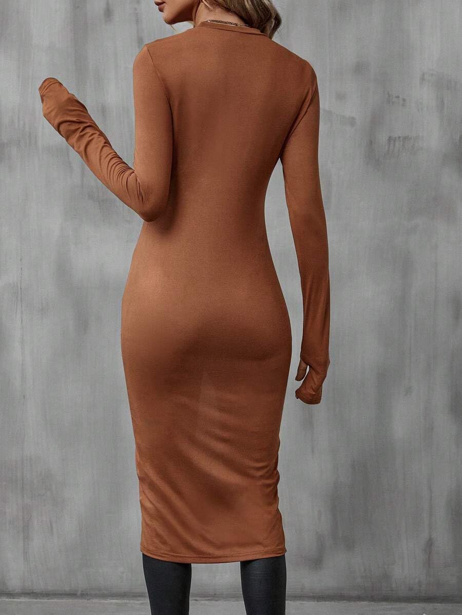 SKAYS High Low Tops for Women, Asymmetrical Tops for Women Long Sleeve, Asymmetrical Hem T Shirts for Women - Image 2