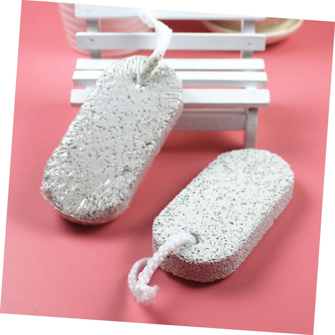 Piedra Volcánica para Pies 20 Piezas, Exfoliante de Pedicura