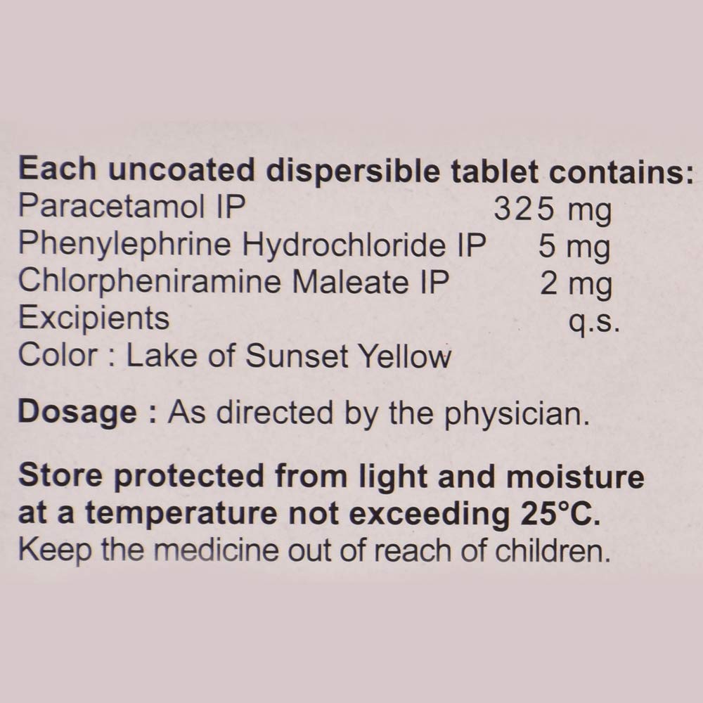Wikoryl 325 DT - Strip of 10 Tablets : Amazon.in: स्वास्थ्य और व्यक्तिगत  देखभाल