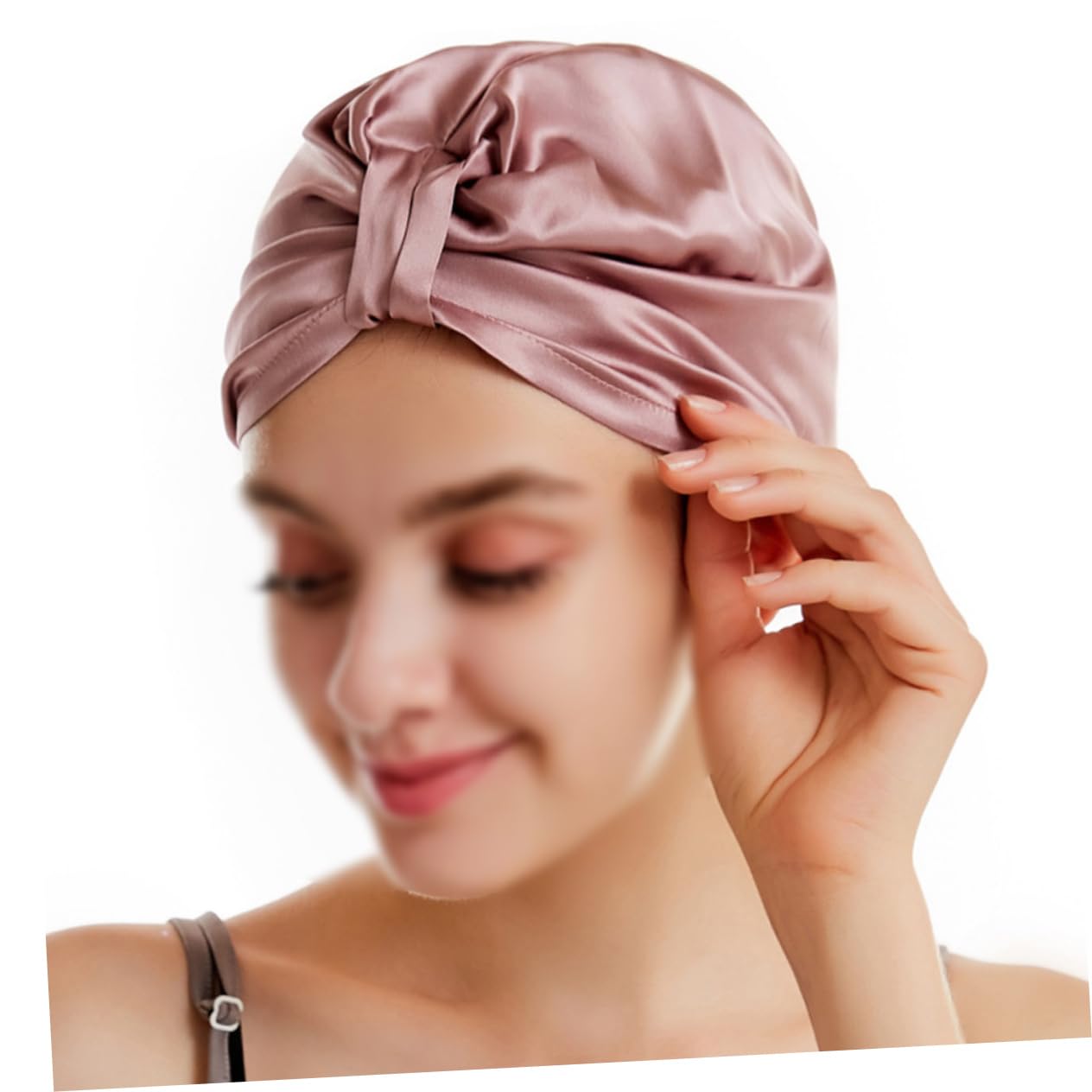 DOITOOL 3stücke Silk Hair Drying Hat Schnelltrocknende Haube Seide Für Zuhause Bad Und Fitness Schützend Und Für Haartypen
