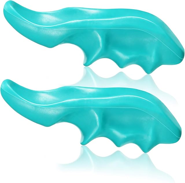 2 Pieces Thumb Massager Saver Deep Tissue Massage Tool Include 2 Green Thumb Protector Tool Point Massager for Gentle Point Massage