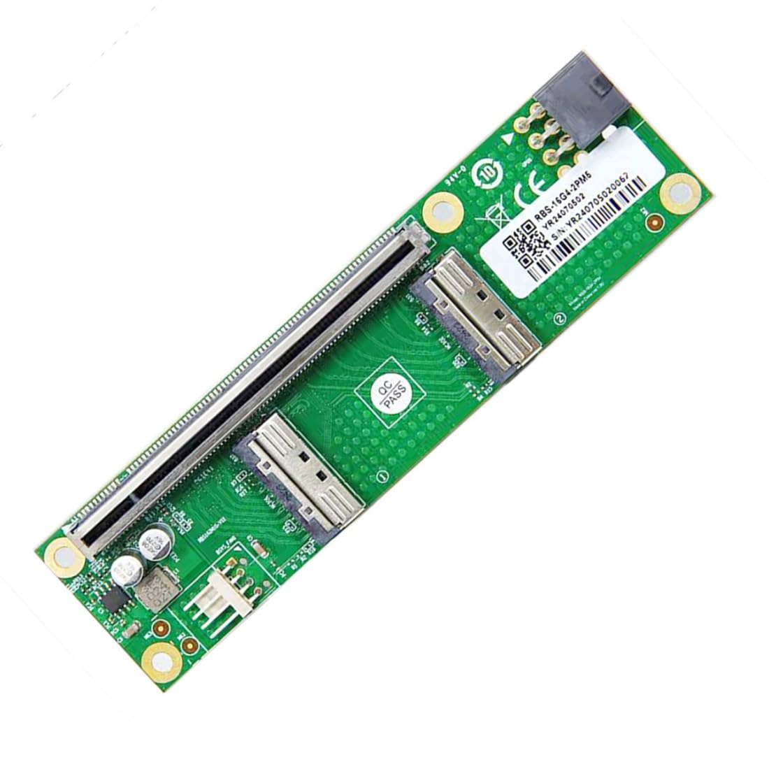 Amazon.co.jp: chenyang 2ポート PCI-E X16 - PCI-E 5.0 MCIO 8i 74