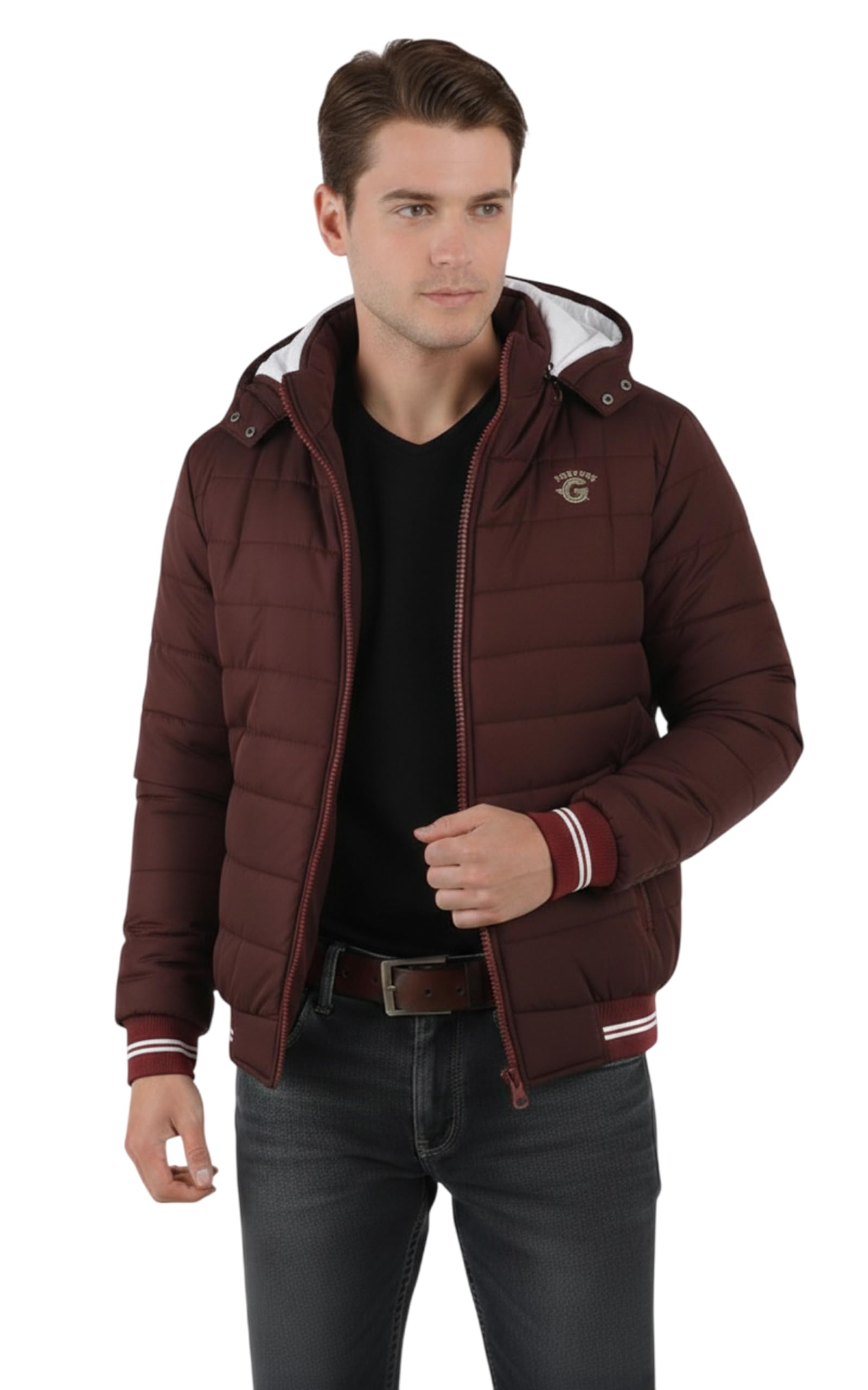 Export Quality Reversible Puffer Jacket in GLD Material best for Winterwear/Hiking/Biking/Camping/Mountaineering/Fashion & Casual Wear(Control Temperature up to 3 Degree Celsius)(3°C)-image-11