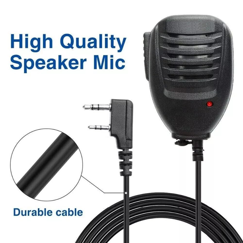 Microfono altoparlante manuale PTT 35mm per Baofeng UV-82L Kenwood TK-270 TK-378 WoXun KG-669