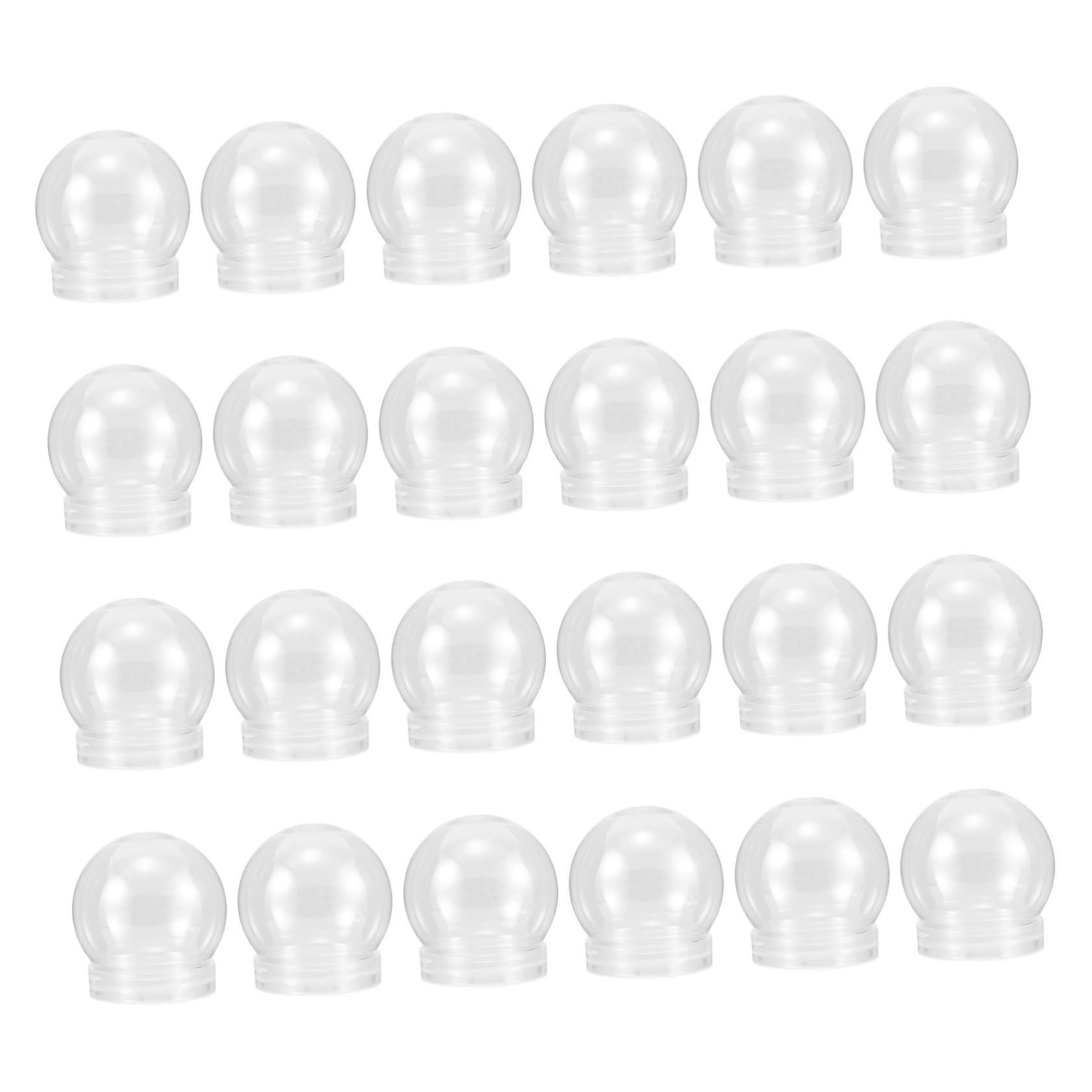 Bolas de árbol de Navidad transparentes y rellenables para decoración y manualidades