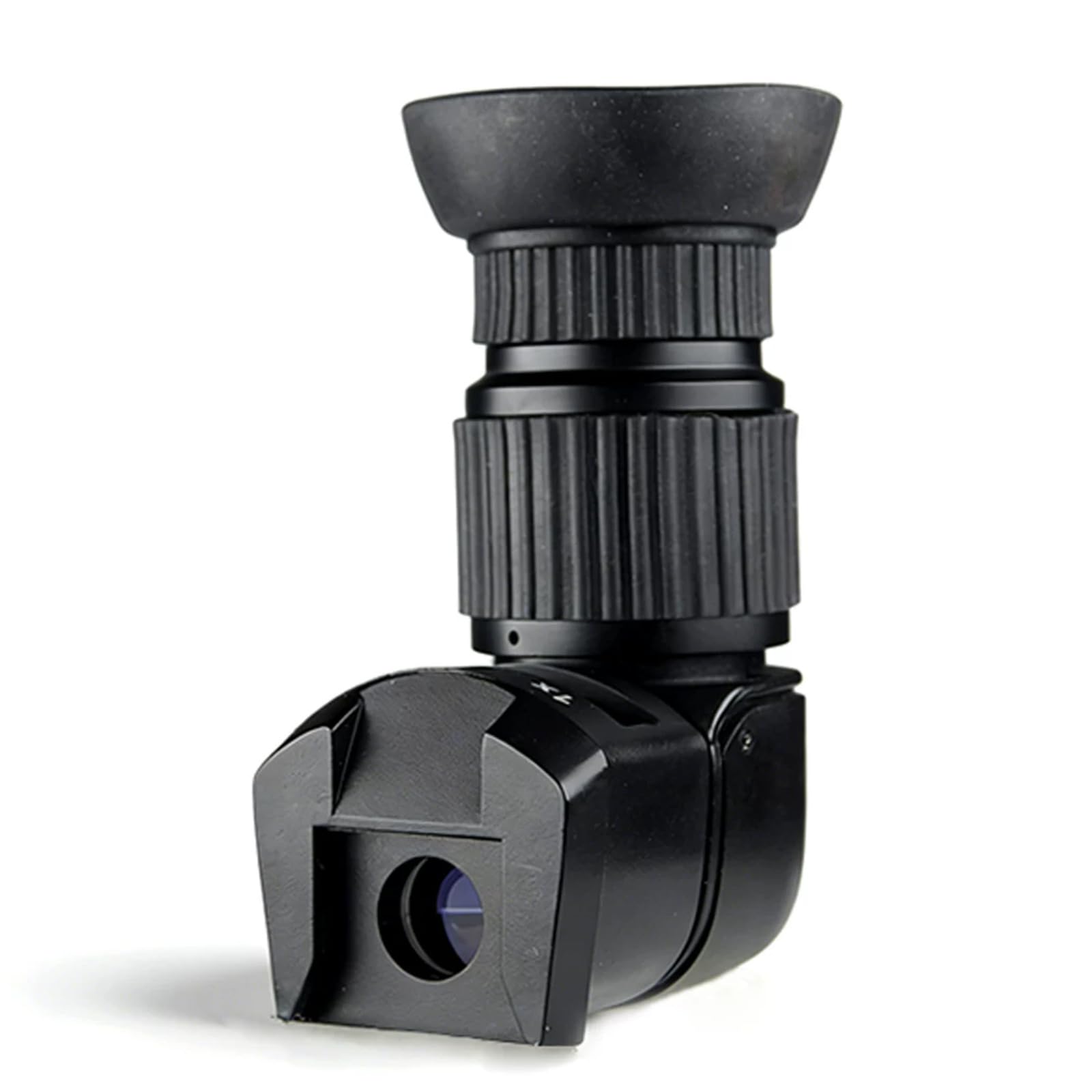 Rechtwinkliger Sucher für DSLR-Kamera, 2x/3,2-fach verstellbare Lupe mit 6 Montageadaptern, kompatibel mit digitalen Filmkameras