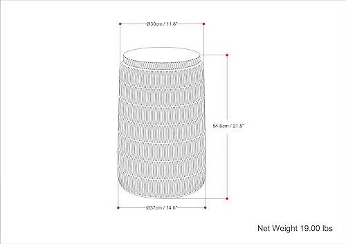 Miniatura 76 de SIMPLIHOME Morris - Mesa auxiliar de metal de aluminio fundido de 17 pulgadas de ancho en plata antigua, mesa de acento industrial con acabado en
