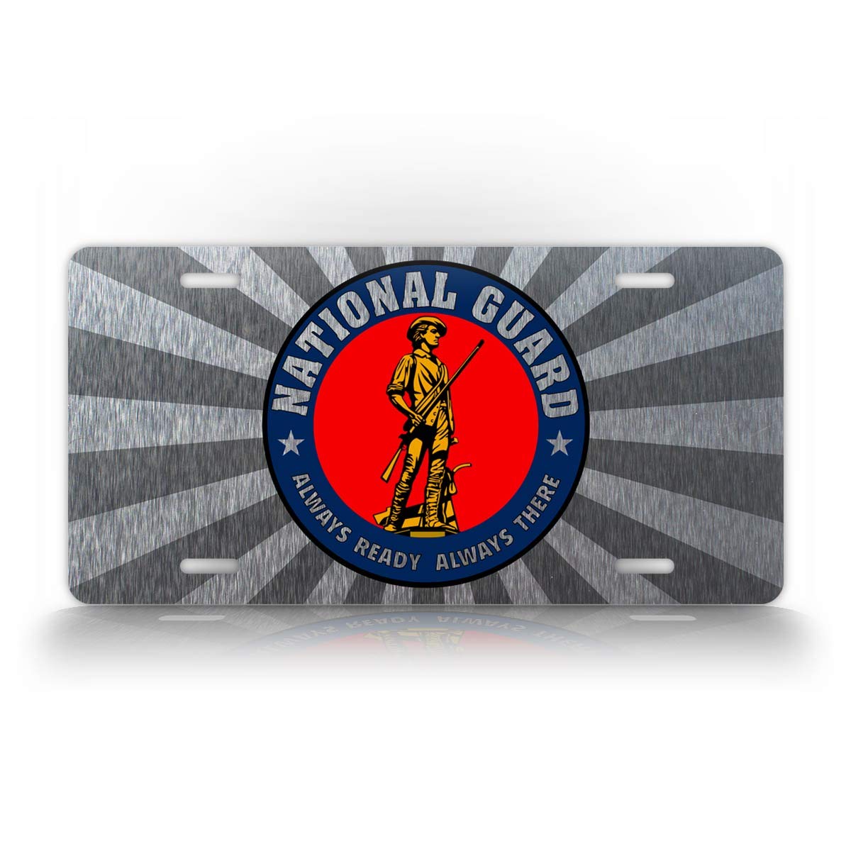 National Guard Seal License Plate USA NG Army Auto Tag