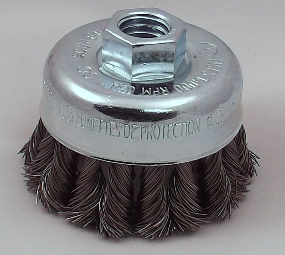 2-3/4" Wire Knot Cup Brush - Full Cable