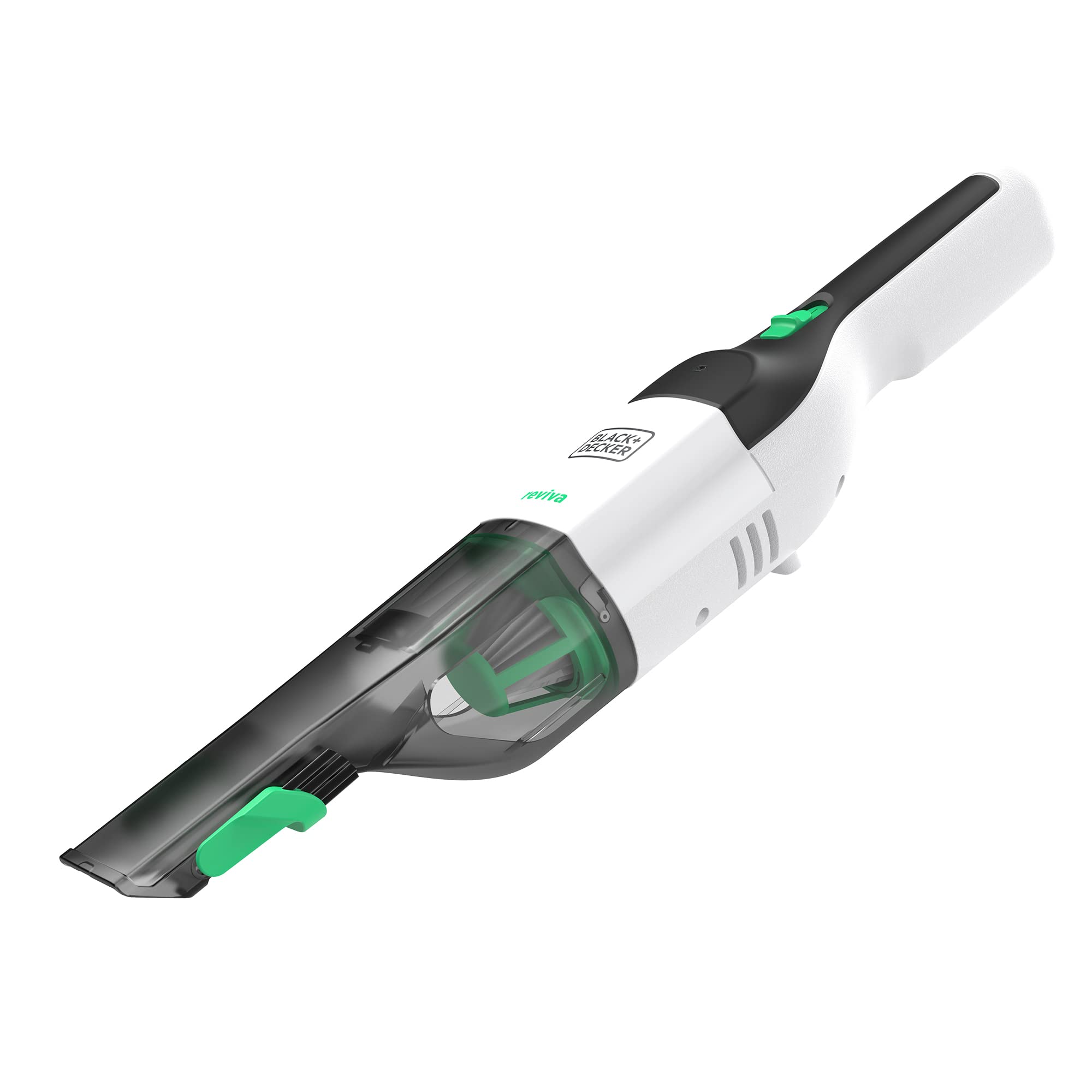 Black & Decker Reviva 7.2V 2Ah Cordless Eco Hand Vacuum Made From 50% Recycled Material With 100% Sustainable Packaging, REVHV8C-GB