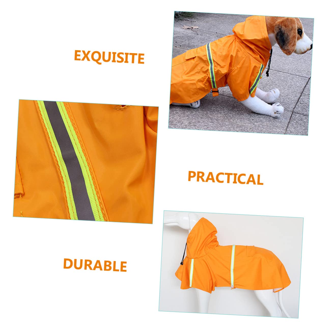 Manteaux de Pluie imperméables pour Chien, imperméable pour Chien, 2 pièces, imperméable pour Chien, Manteaux de Pluie pour grands Chiens, Accessoires imperméab