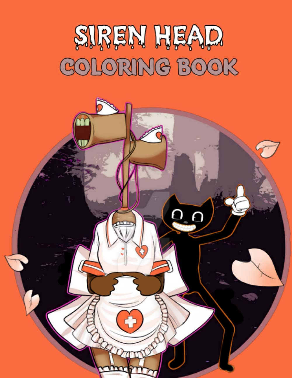 Siren head Coloring Book: Over 30 Pages of High Quality colouring Designs For Kids And Adults | "8,5 x 11" | Siren head Book | New Coloring Pages ... trevor henderson - Friday night funkin - Fnf