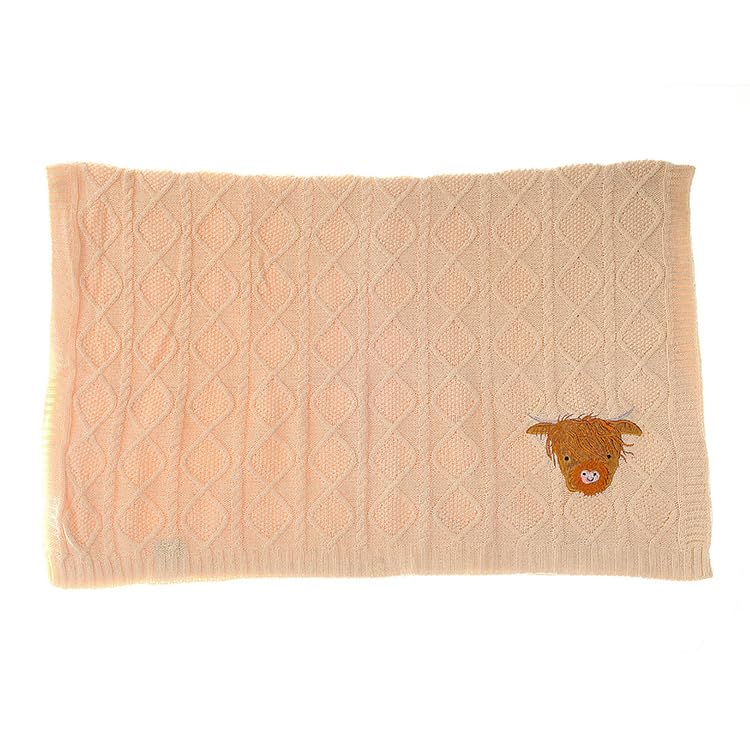 Ziggle Baby Cotton Blanket, Natural Beige