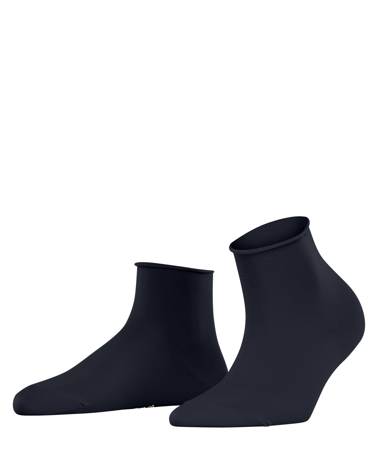FALKE Women's Cotton Touch W Sso Thin Plain Socks 1 Pair, Blue Space 6116, 2.5-5
