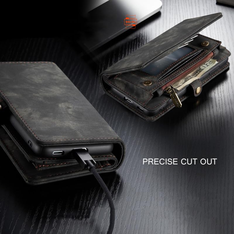 für Samsung Galaxy A52 Abnehmbare Wallet Case Schutzhülle